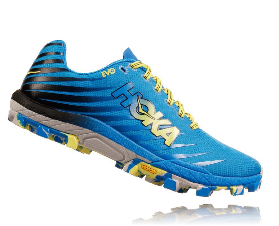 Hoka One One Trainers Mens Blue - EVO Jawz - 94603YVOQ